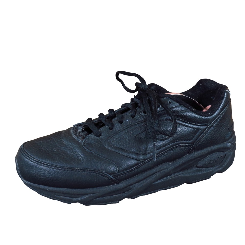 Brooks Addiction Walker Women Walking Shoes Size 9 Work Fitness Black Leather